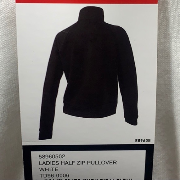 NWOT Puma ladies white half zip pullover size M - Picture 4 of 6